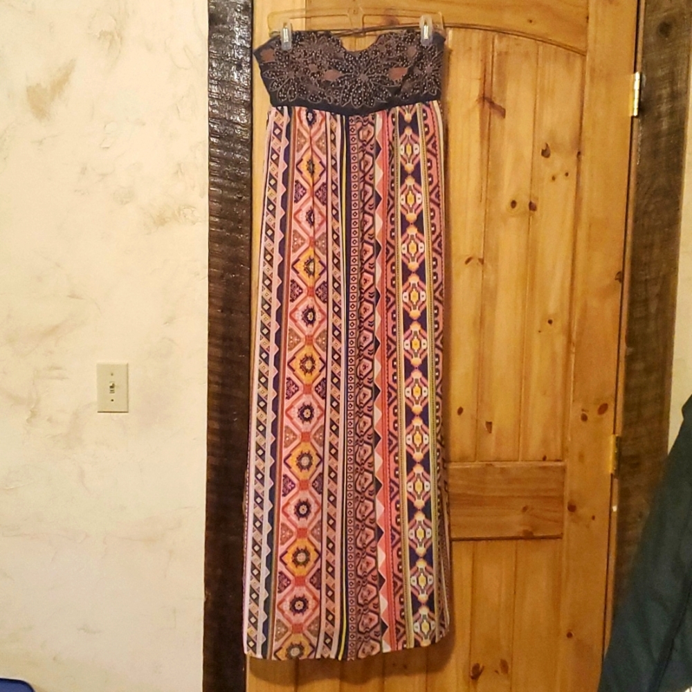 Flying Tomato strapless dress